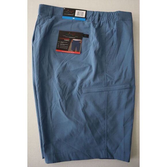 Greg Norman G7S23XDH696B Men's Sz 38 Blue Performance Stretch Golf Shorts - Picture 6 of 8